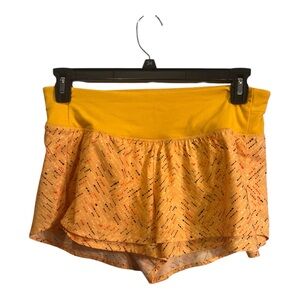 CALIA by Carrie Underwood Yellow  Athletic Shorts w/Flowy Fit size M